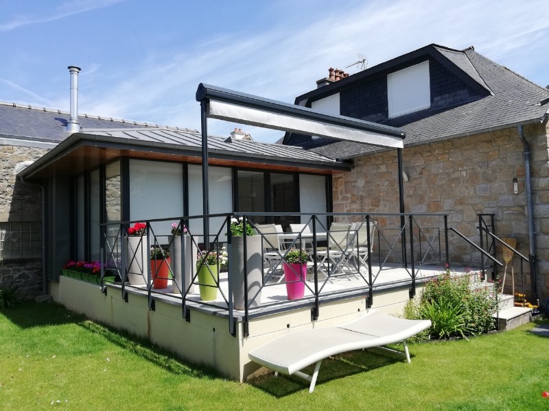 BAIE OUEST Menuiserie Interieure Rennes STORES EXT Bannes 98