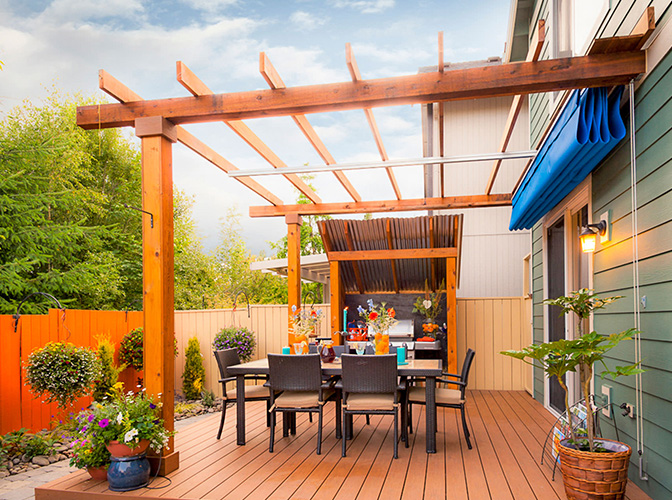 BAIE OUEST Menuiserie Interieure Rennes Pergola